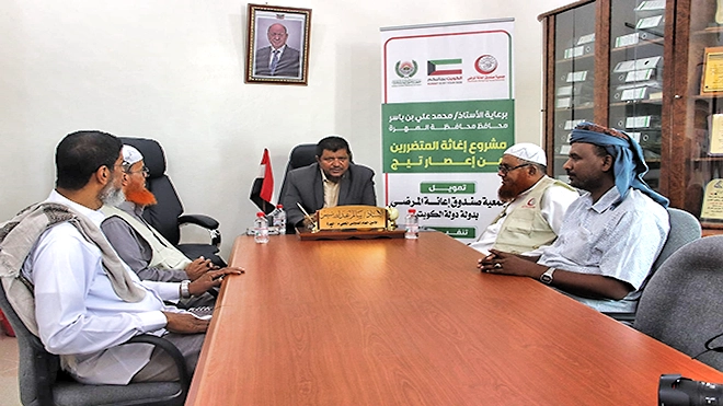 مشروع بدعم كويتي لإغاثة المتضررين من الإعصار المداري